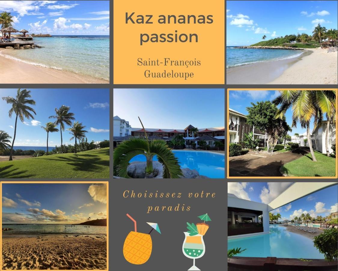 Apartmán F3 _ Kaz Ananas Passion Au Manganao Saint-Francois  Exteriér fotografie
