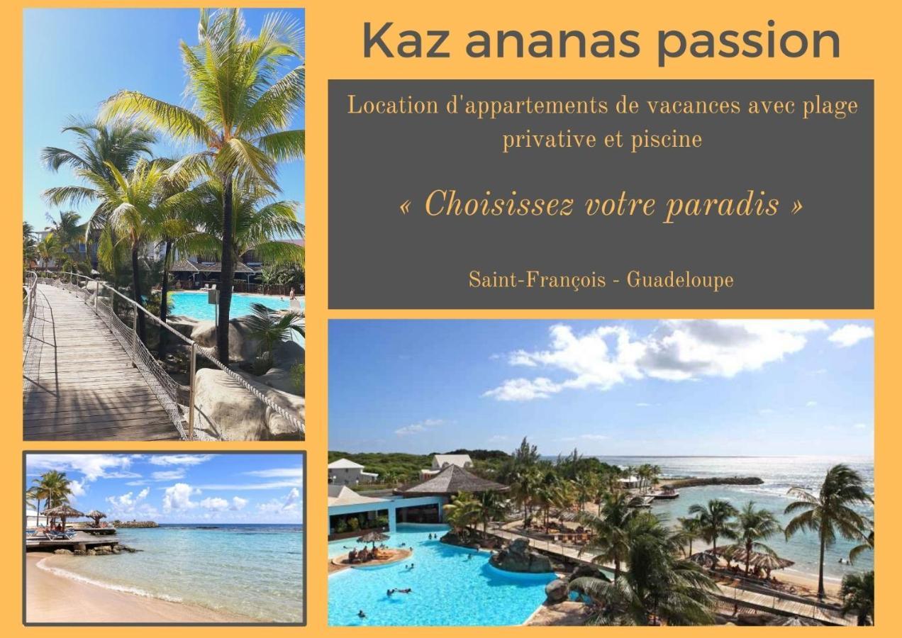 Apartmán F3 _ Kaz Ananas Passion Au Manganao Saint-Francois  Exteriér fotografie